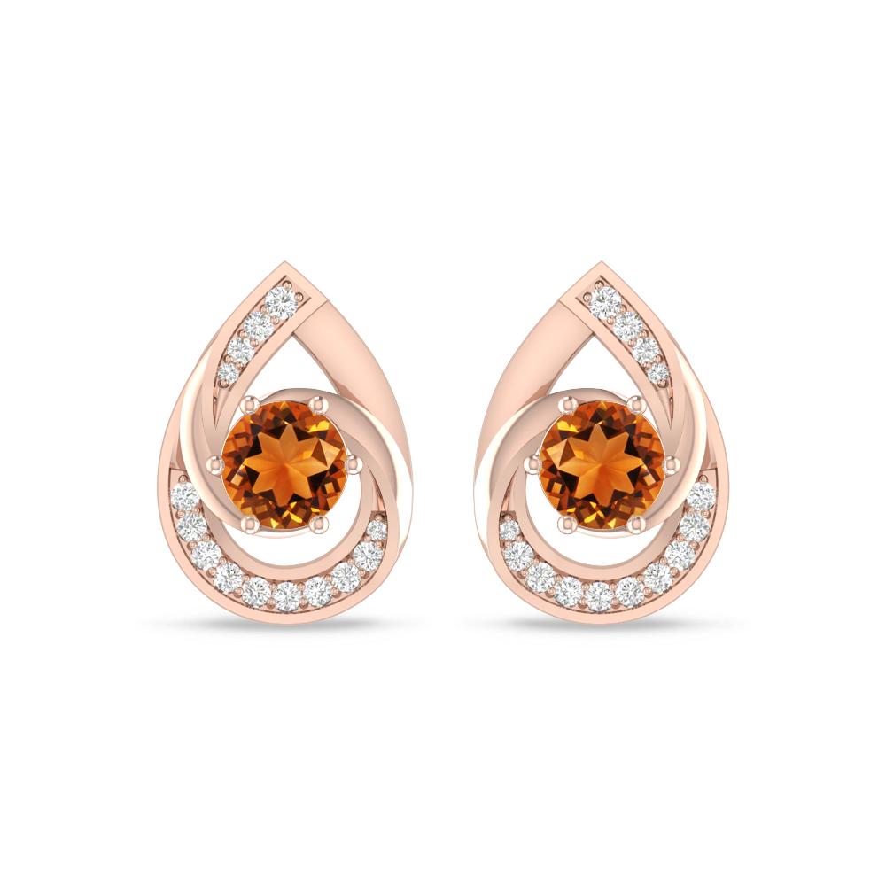 Rose Gold - Citrine