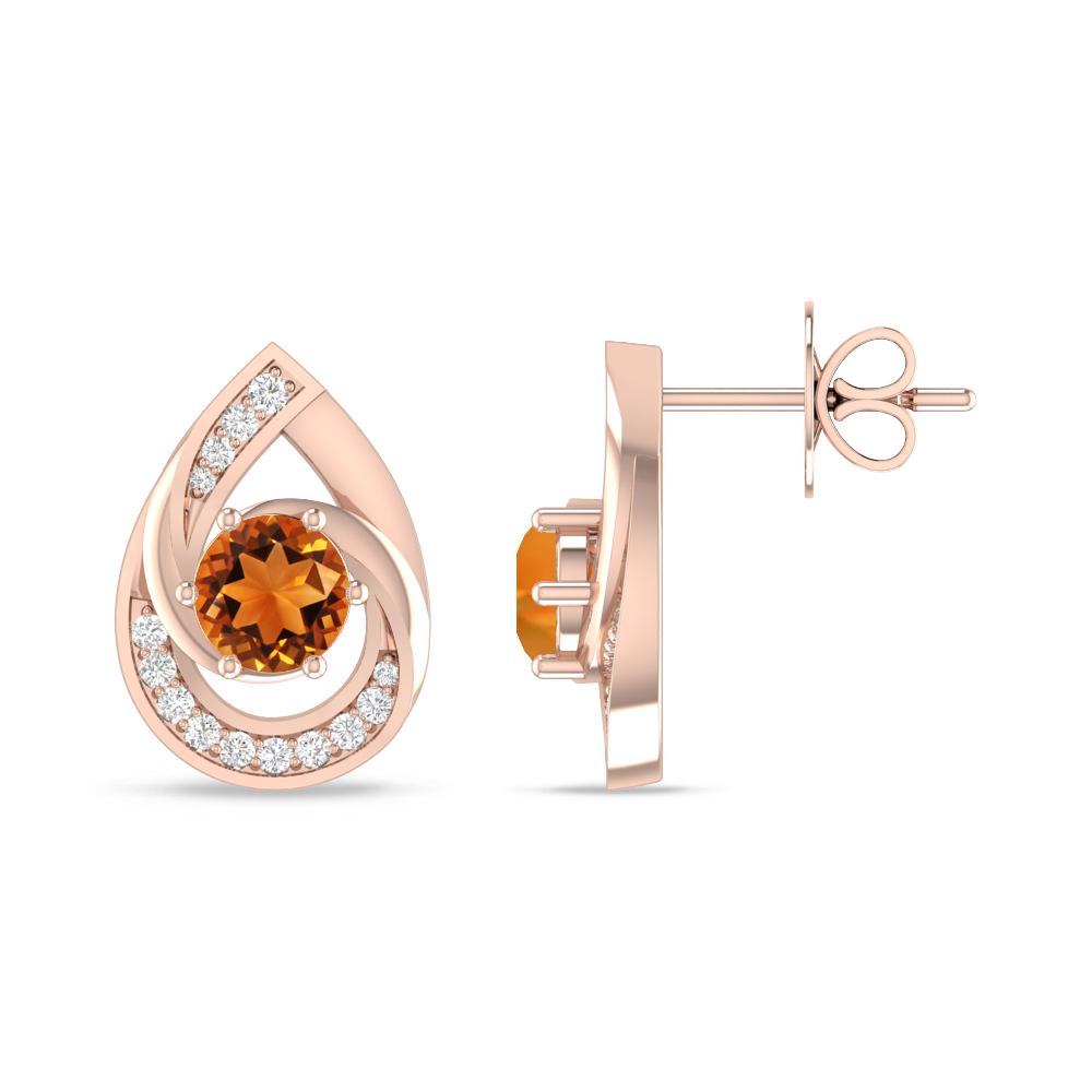 Rose Gold - Citrine