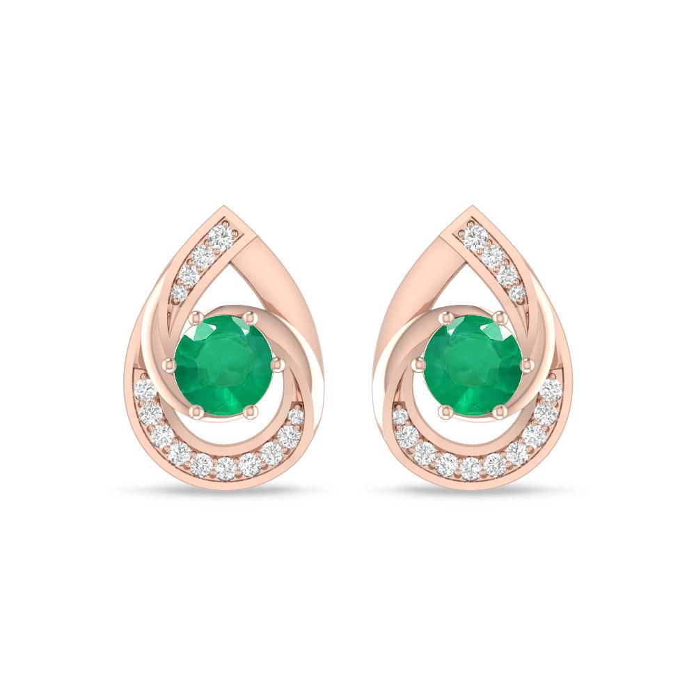 Rose Gold - Emerald