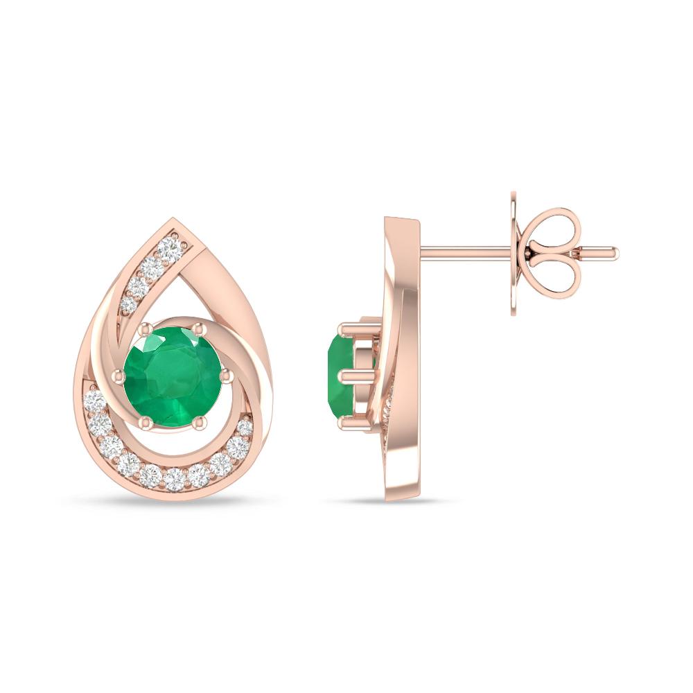 Rose Gold - Emerald