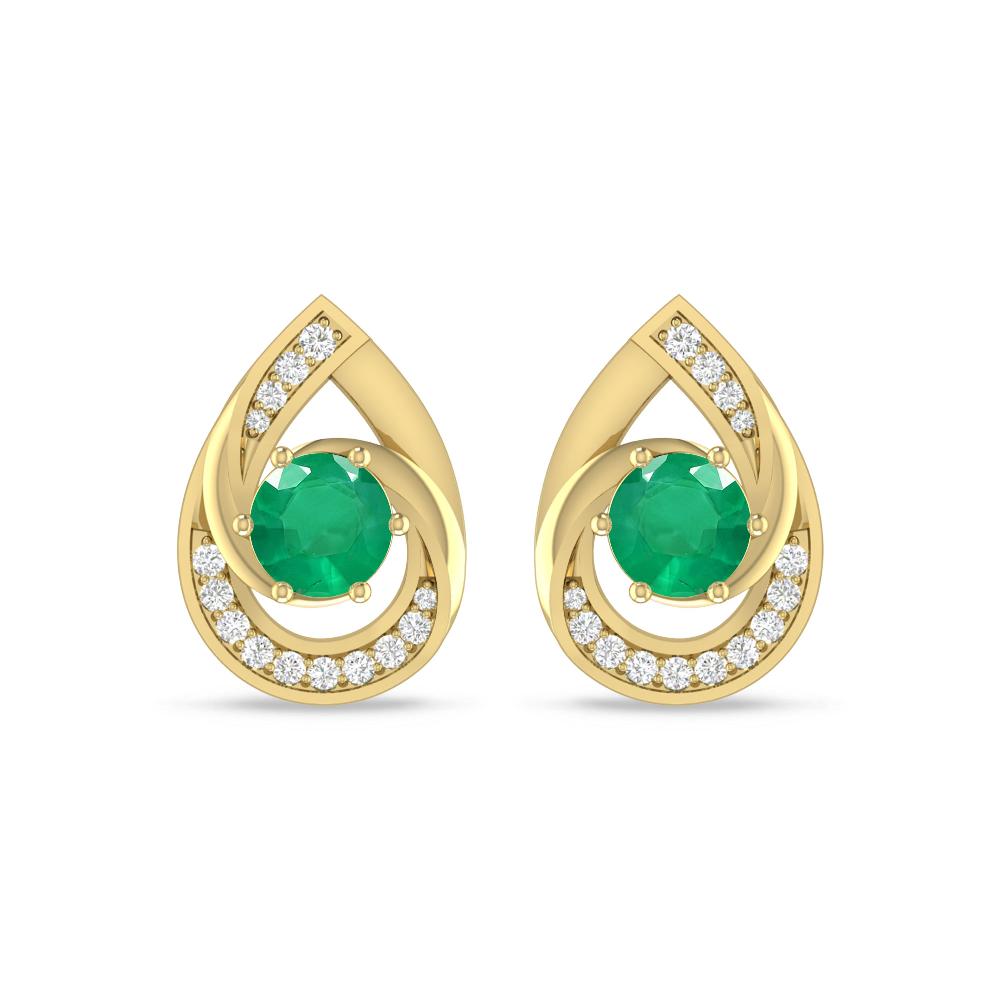 Yellow Gold - Emerald
