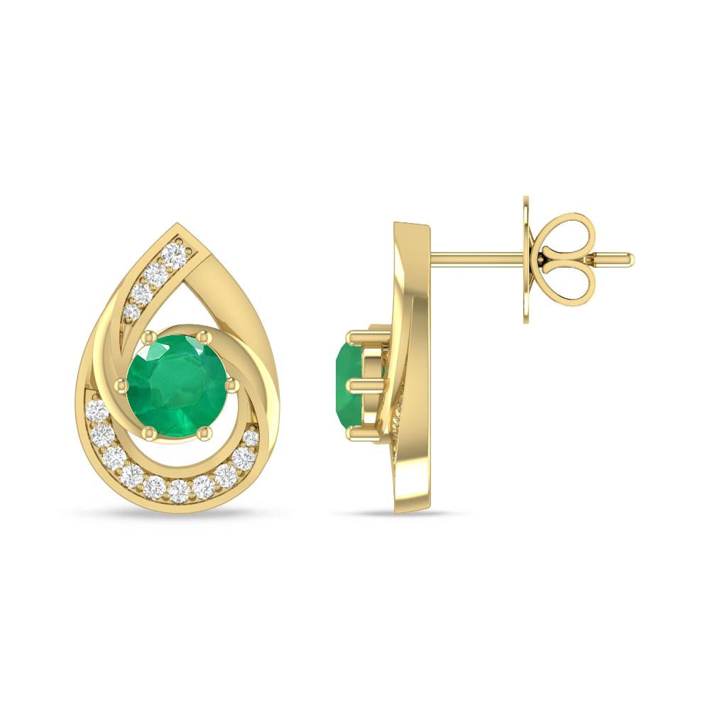 Yellow Gold - Emerald
