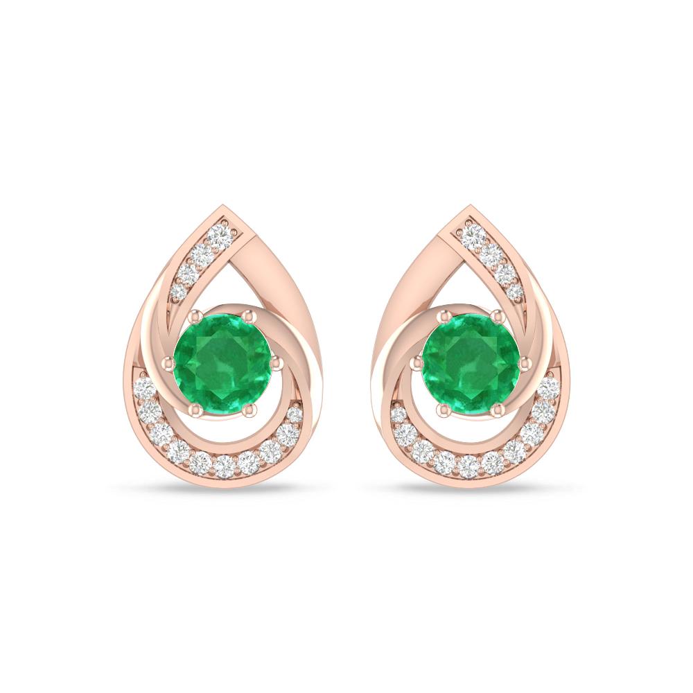 Rose Gold - Emerald