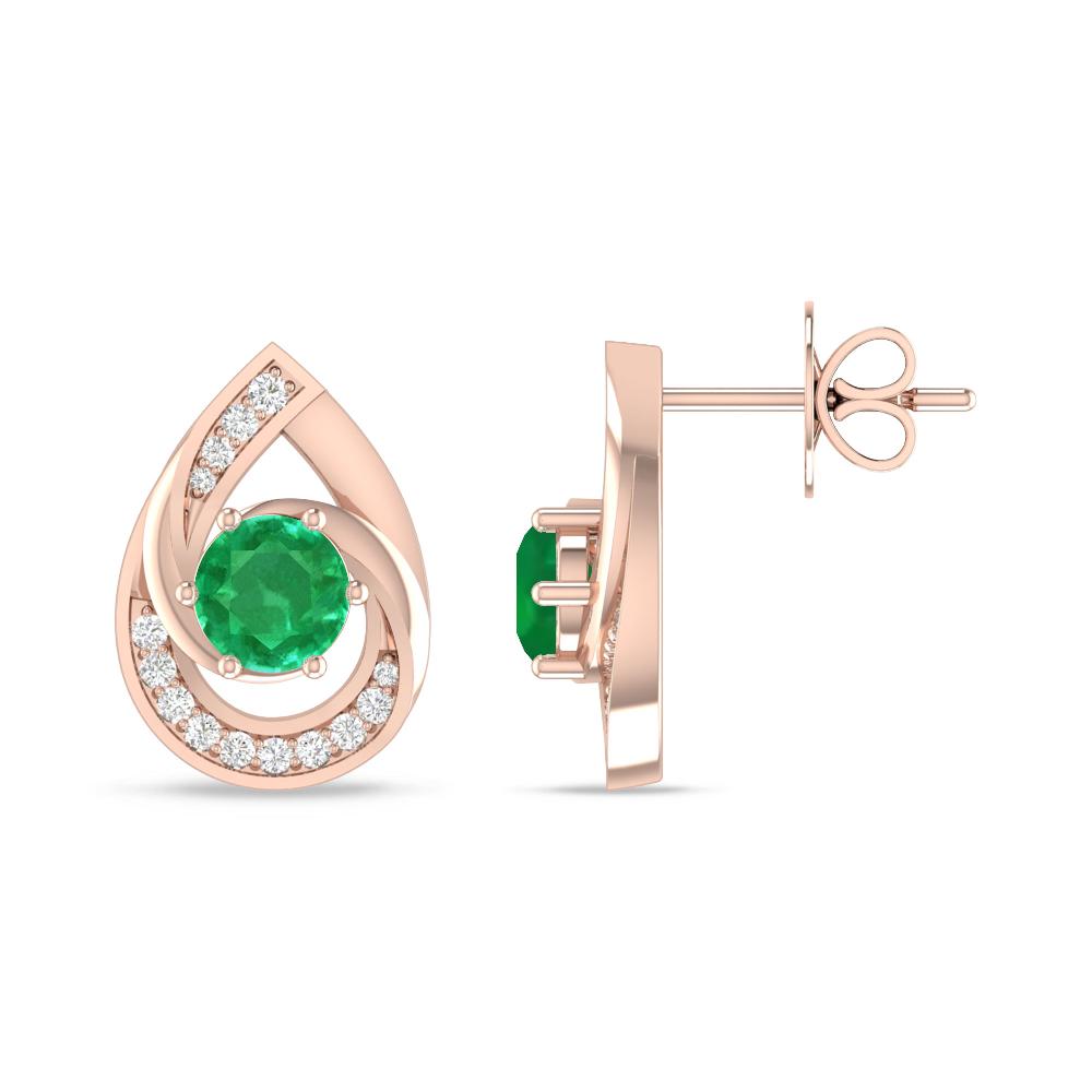 Rose Gold - Emerald