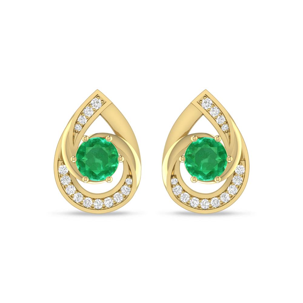 Yellow Gold - Emerald