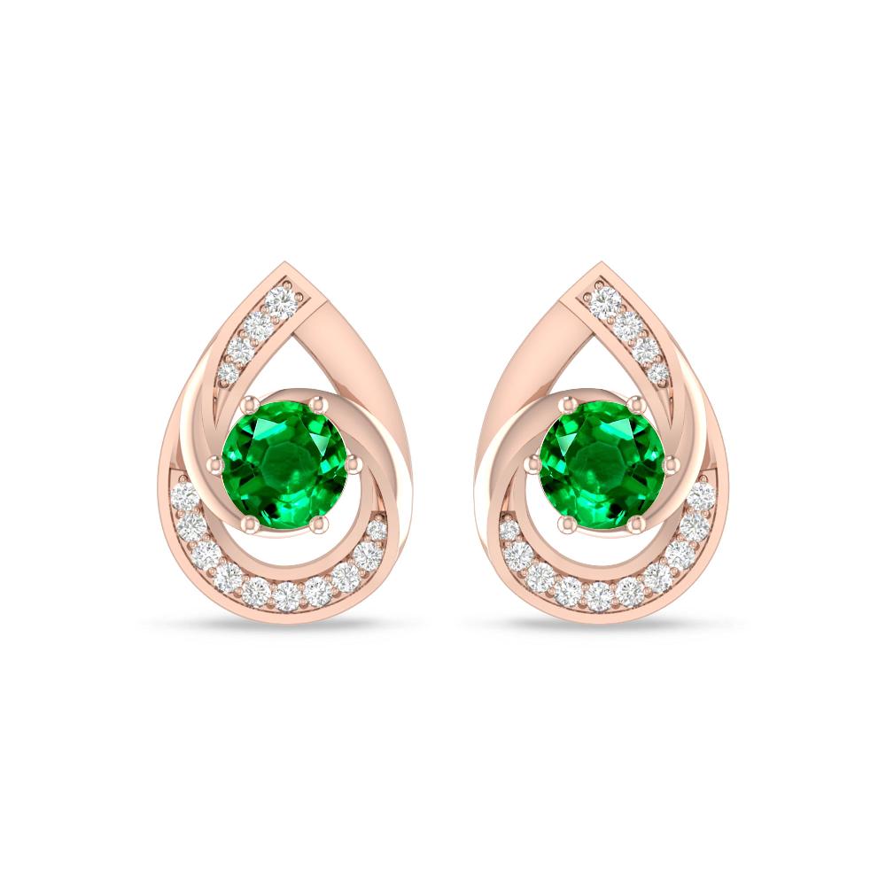 Rose Gold - Emerald