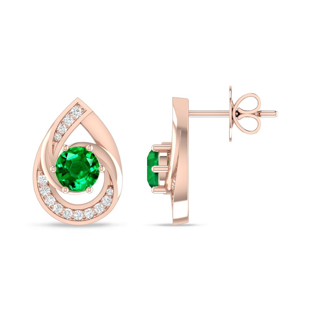 Rose Gold - Emerald