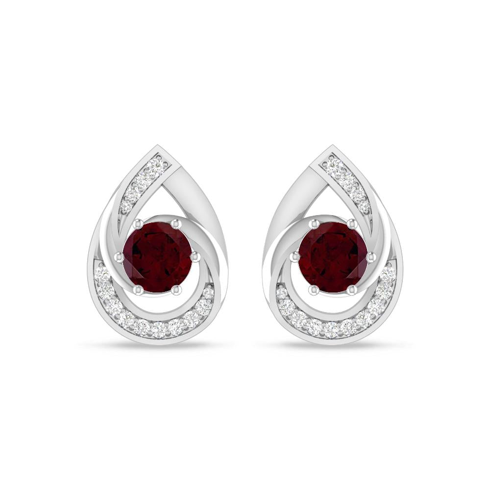 White Gold - Garnet