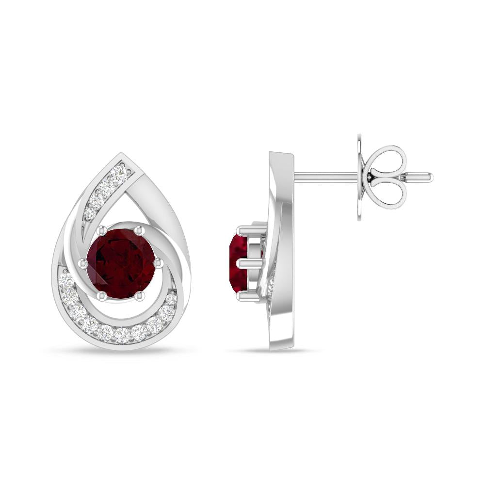 White Gold - Garnet