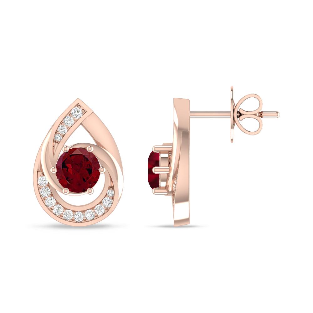 Rose Gold - Garnet