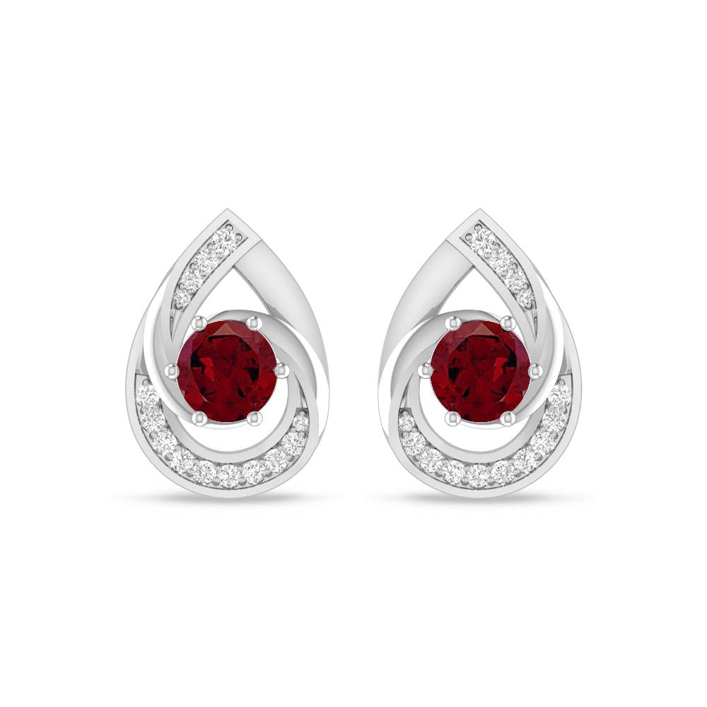 White Gold - Garnet