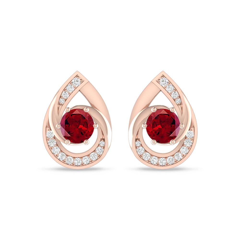 Rose Gold - Garnet