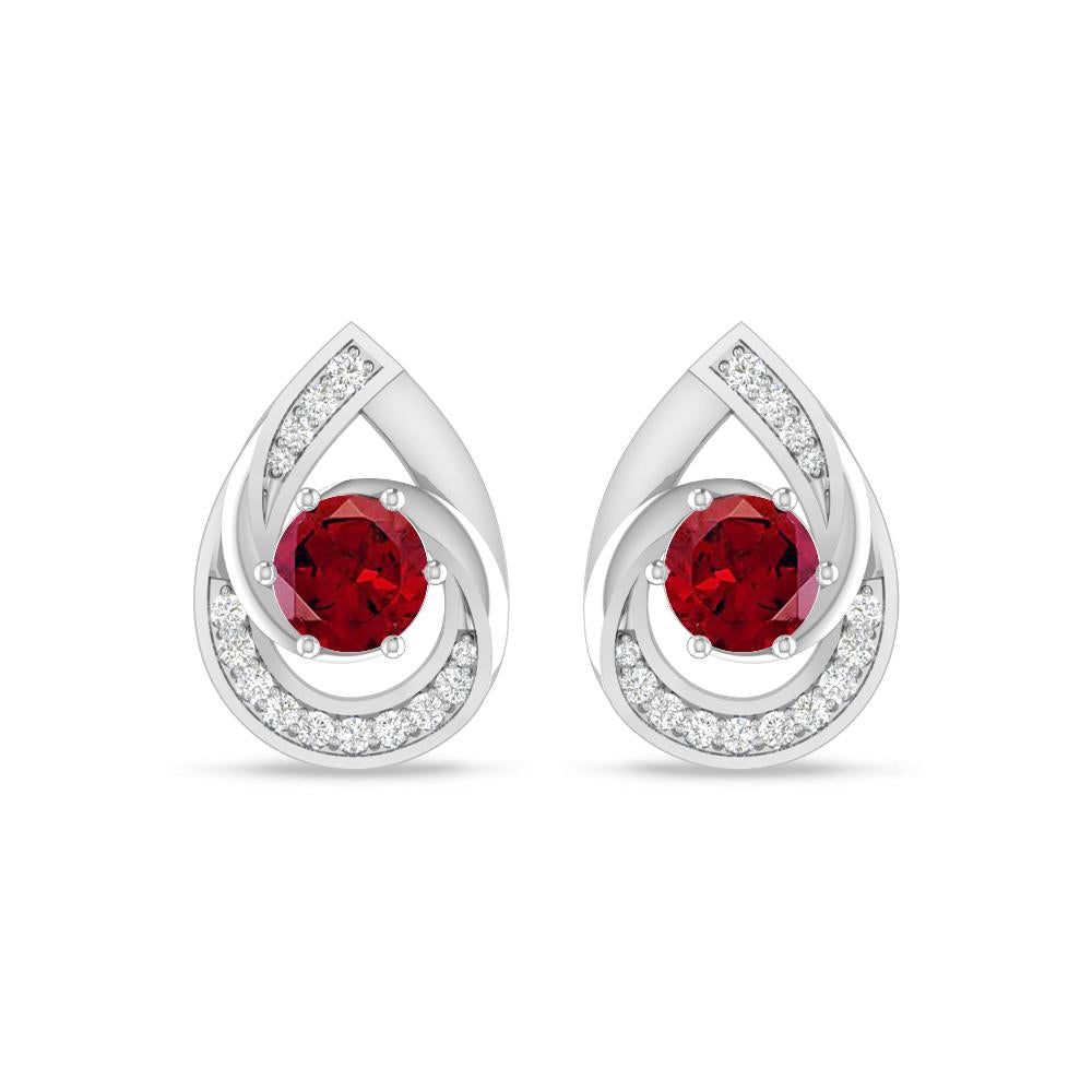 White Gold - Garnet