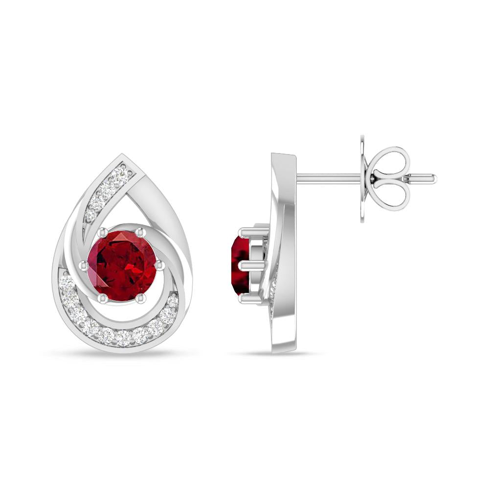 White Gold - Garnet