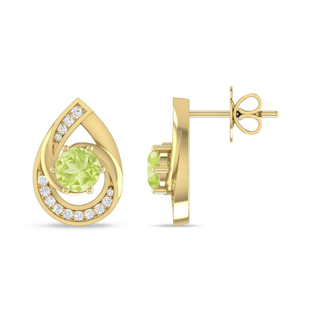 Yellow Gold - Peridot