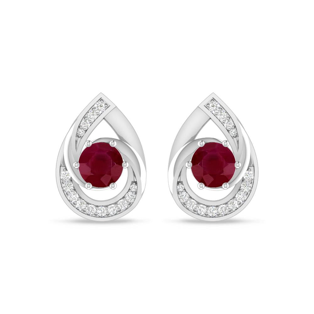 White Gold - Ruby