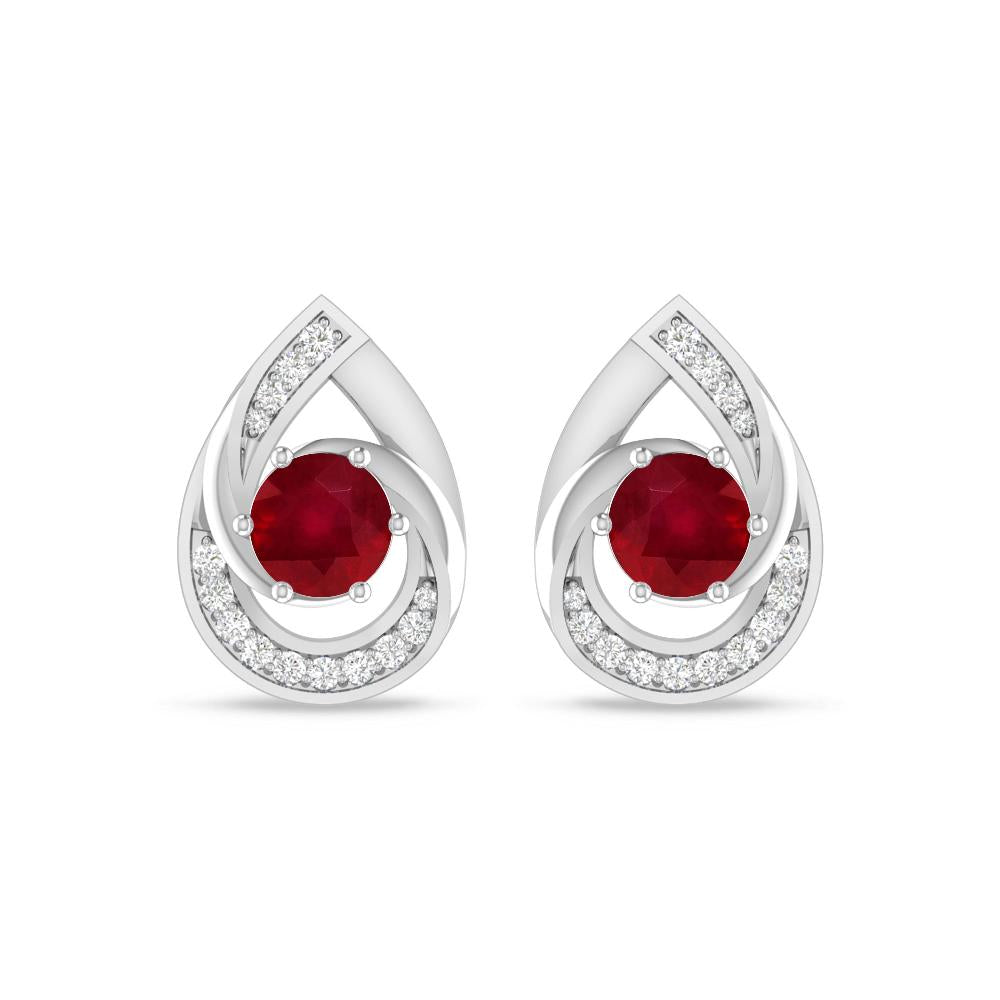 White Gold - Ruby