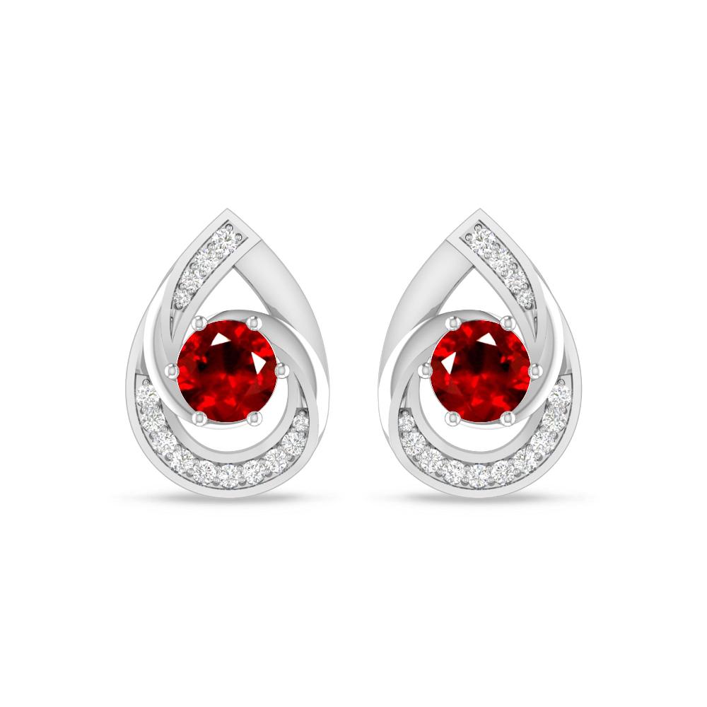 White Gold - Ruby