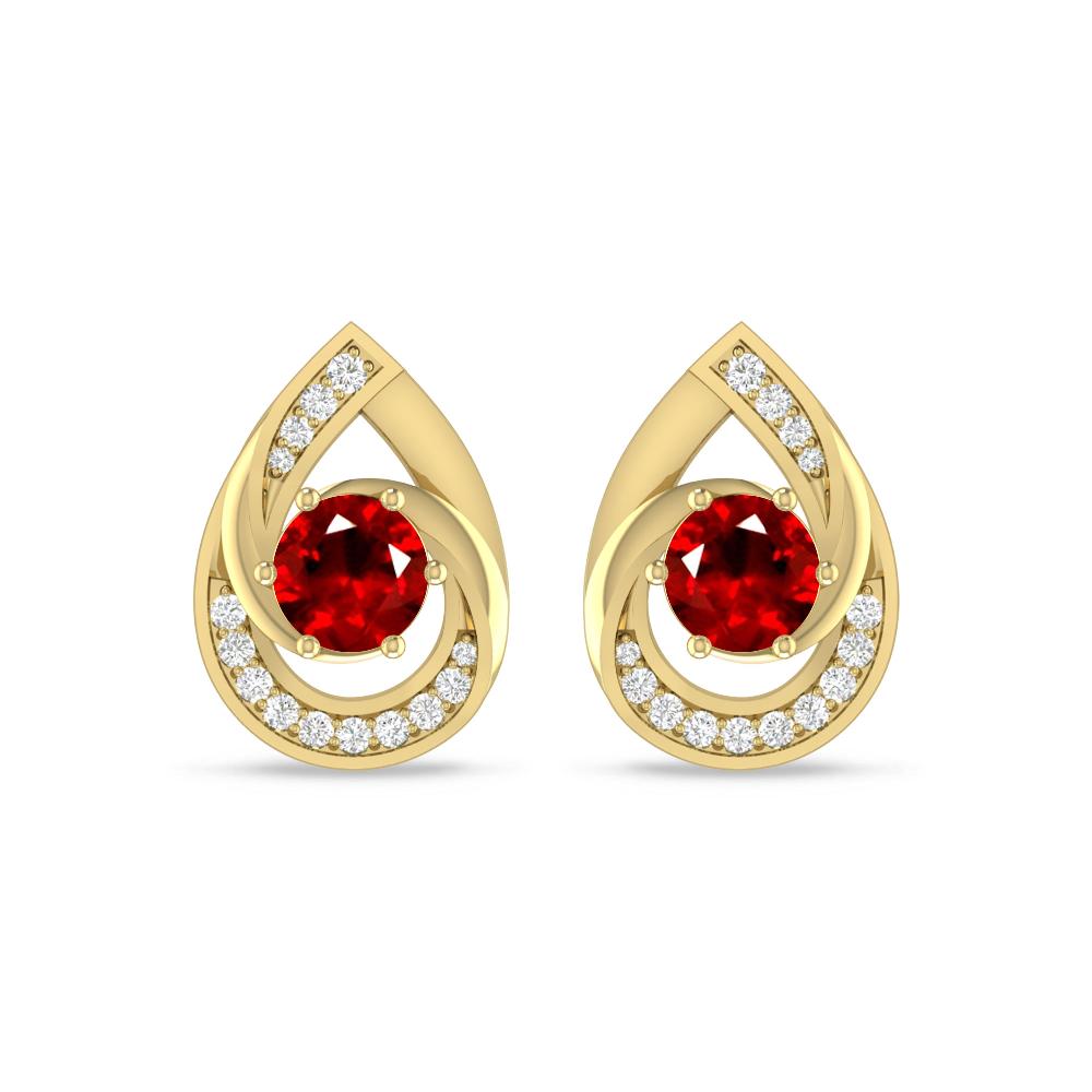 Yellow Gold - Ruby