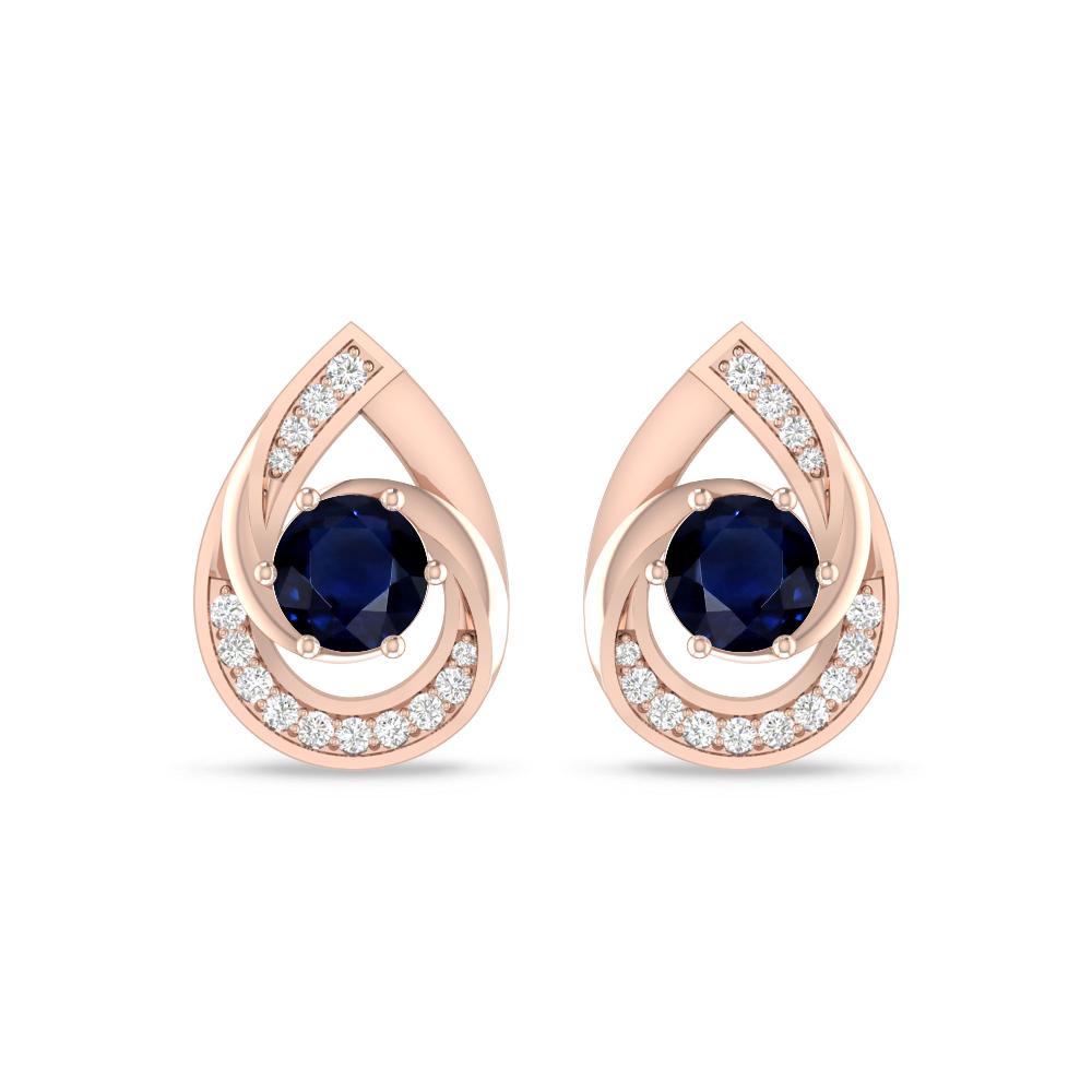 Rose Gold - Sapphire