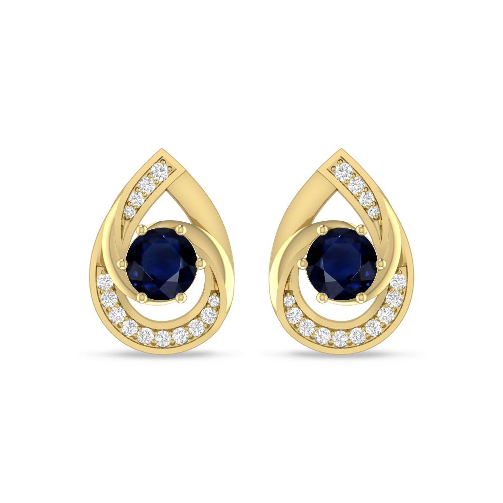 Yellow Gold - Sapphire