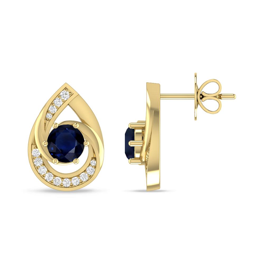 Yellow Gold - Sapphire
