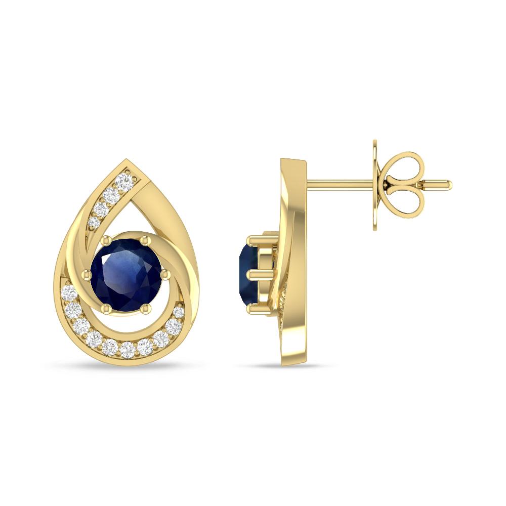 Yellow Gold - Sapphire