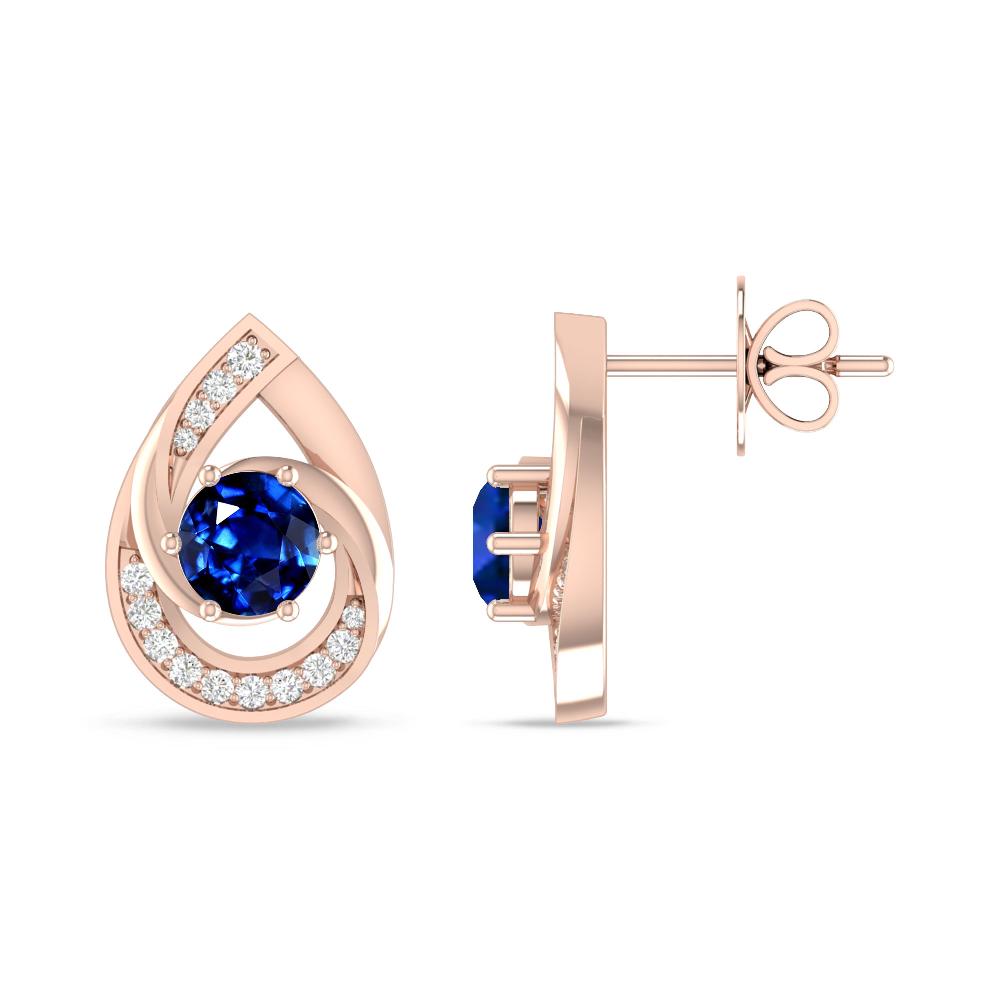 Rose Gold - Sapphire