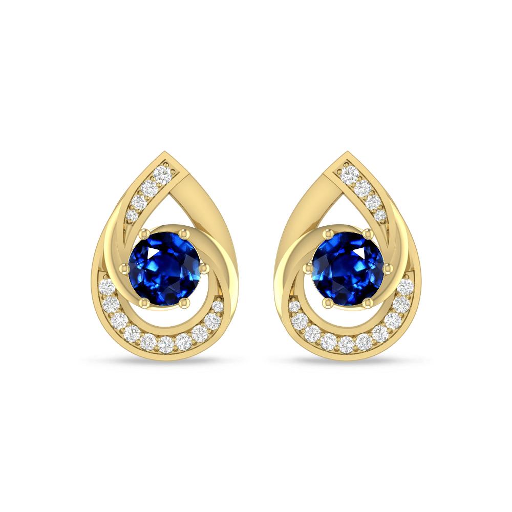 Yellow Gold - Sapphire