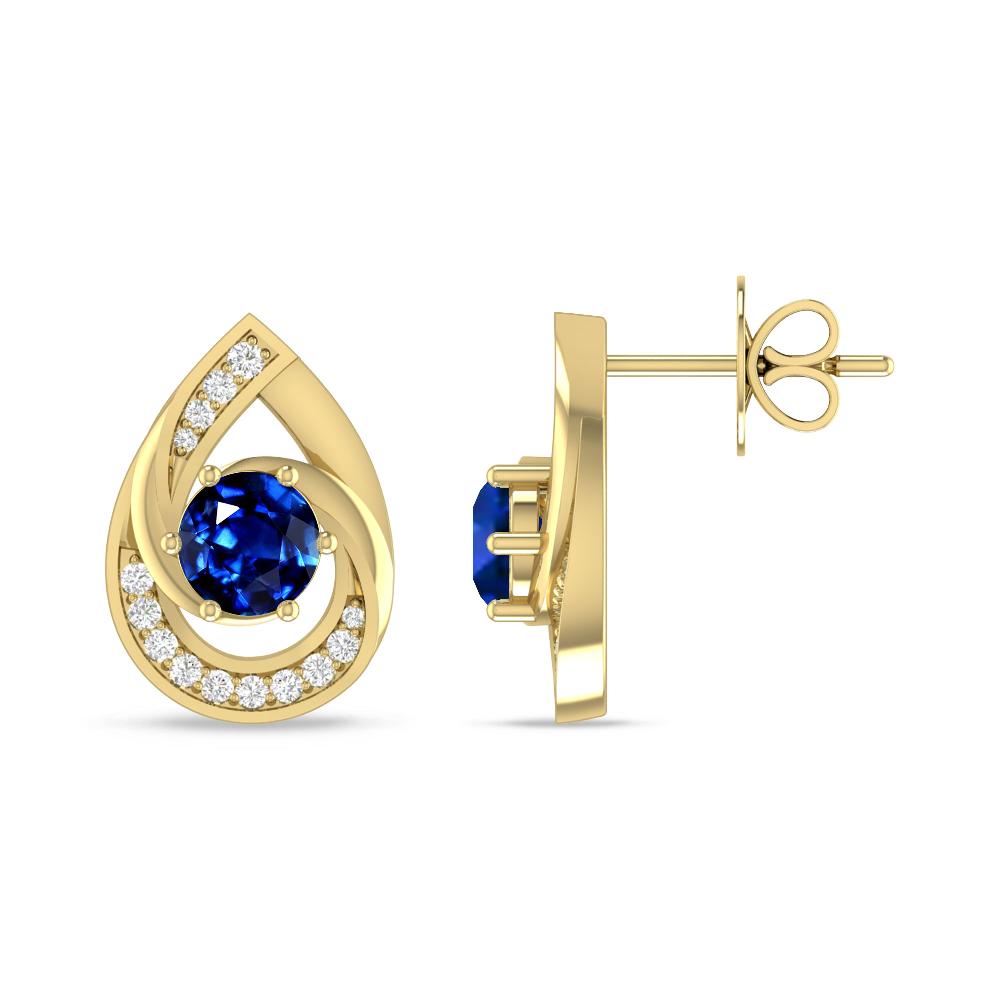 Yellow Gold - Sapphire