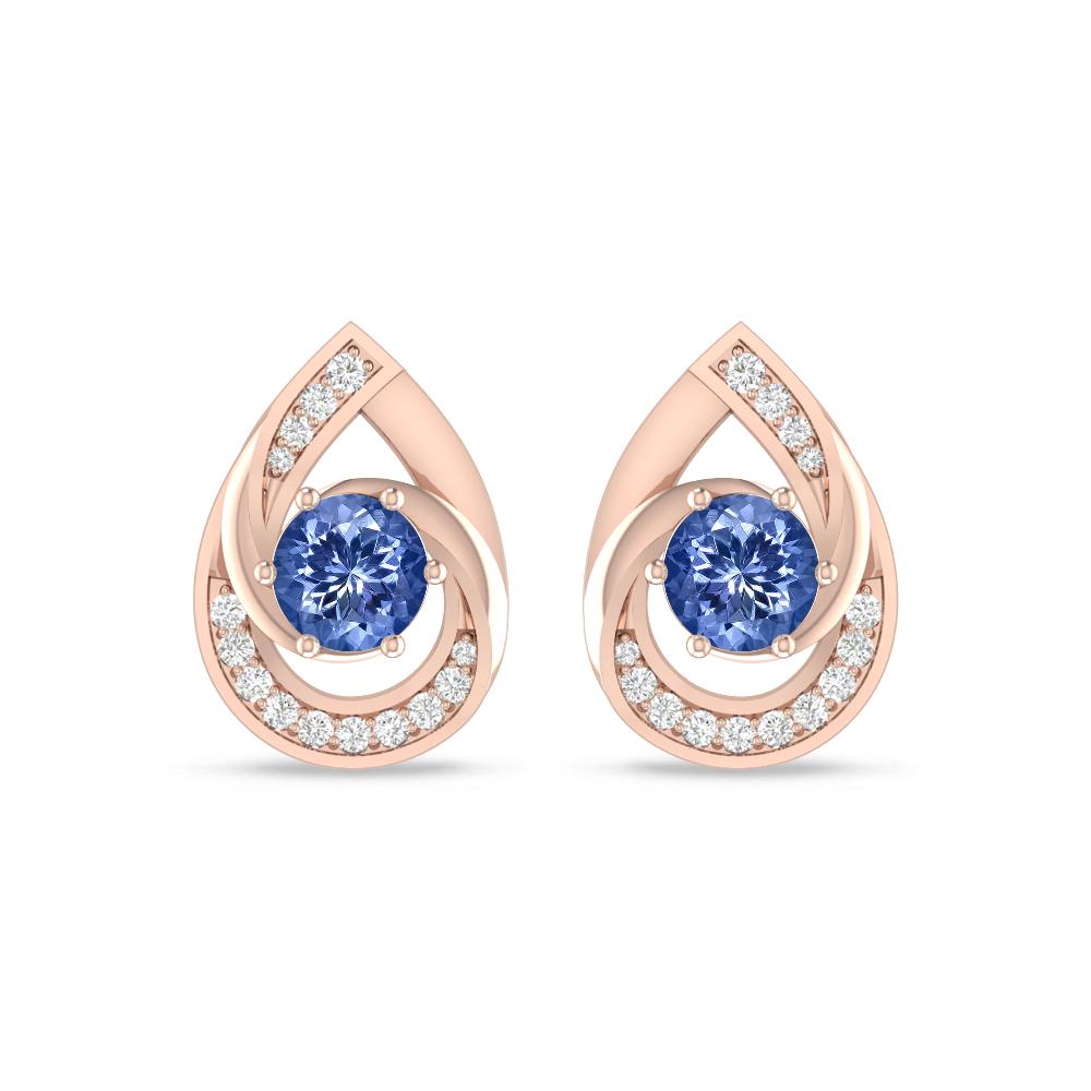 Rose Gold - Tanzanite