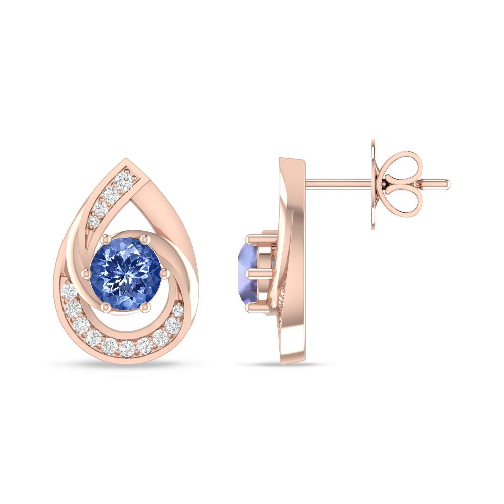 Rose Gold - Tanzanite