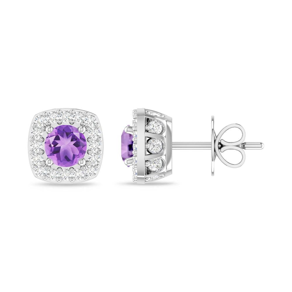 White Gold - Amethyst
