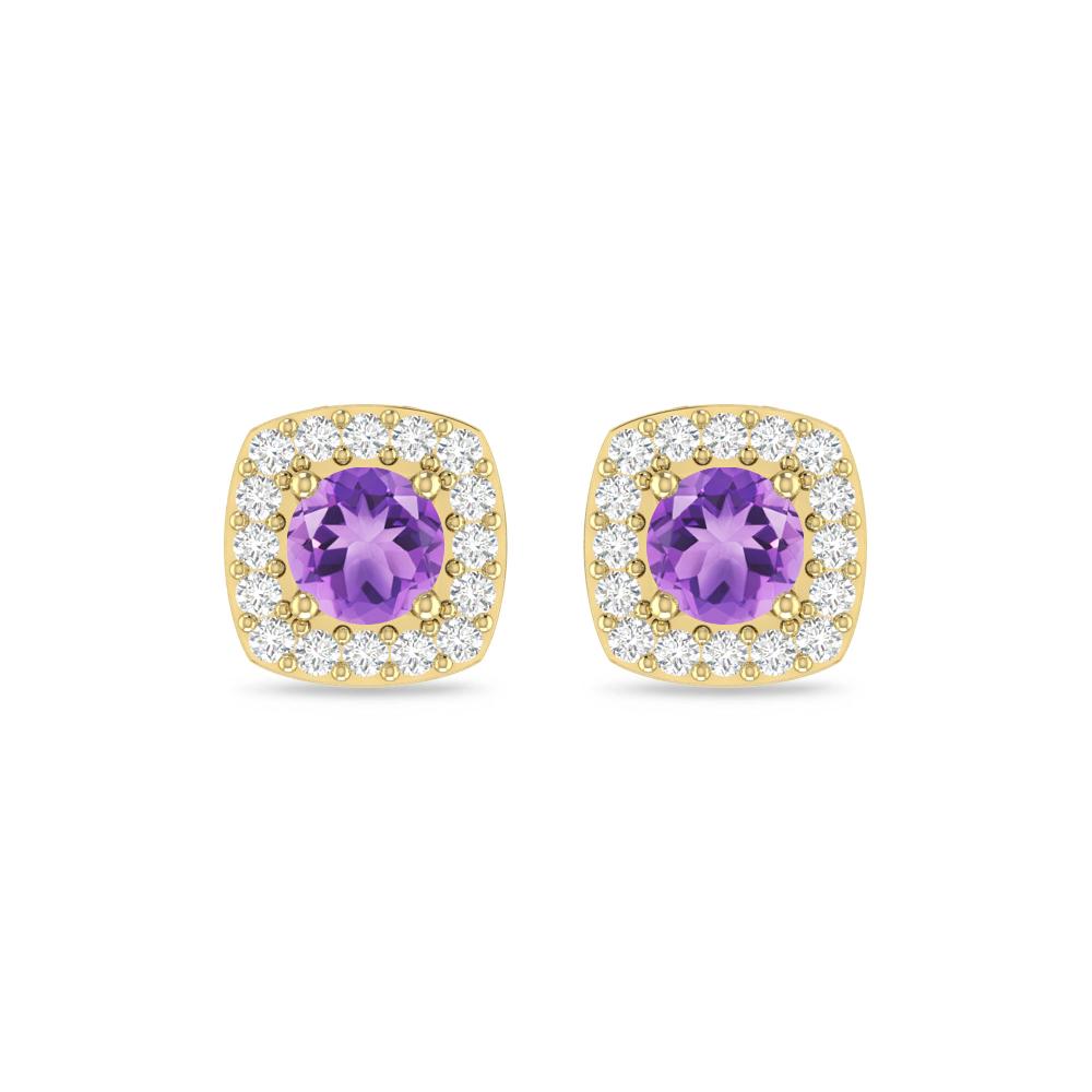 Yellow Gold - Amethyst