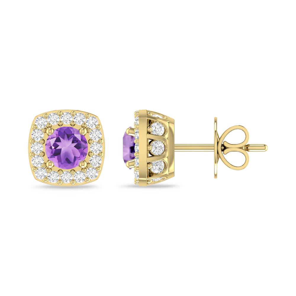 Yellow Gold - Amethyst