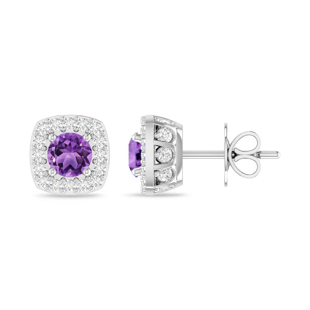 White Gold - Amethyst