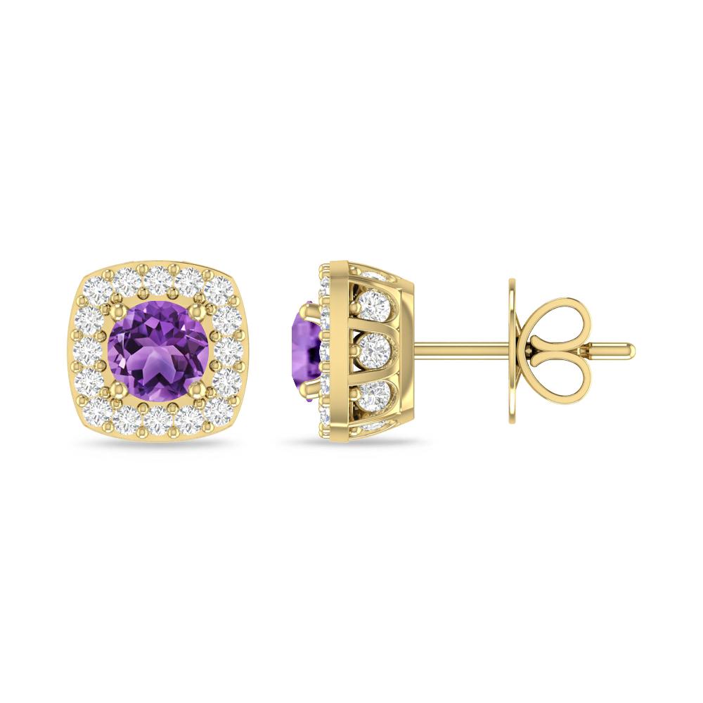 Yellow Gold - Amethyst