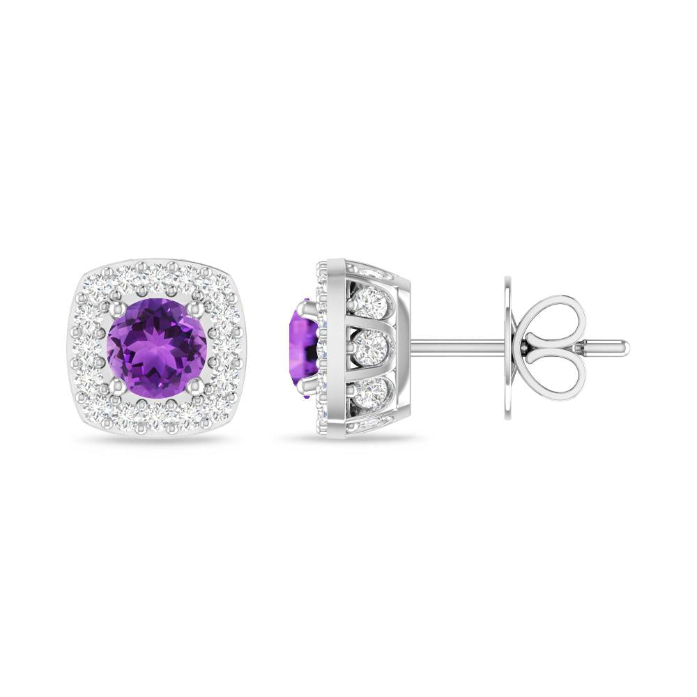 White Gold - Amethyst
