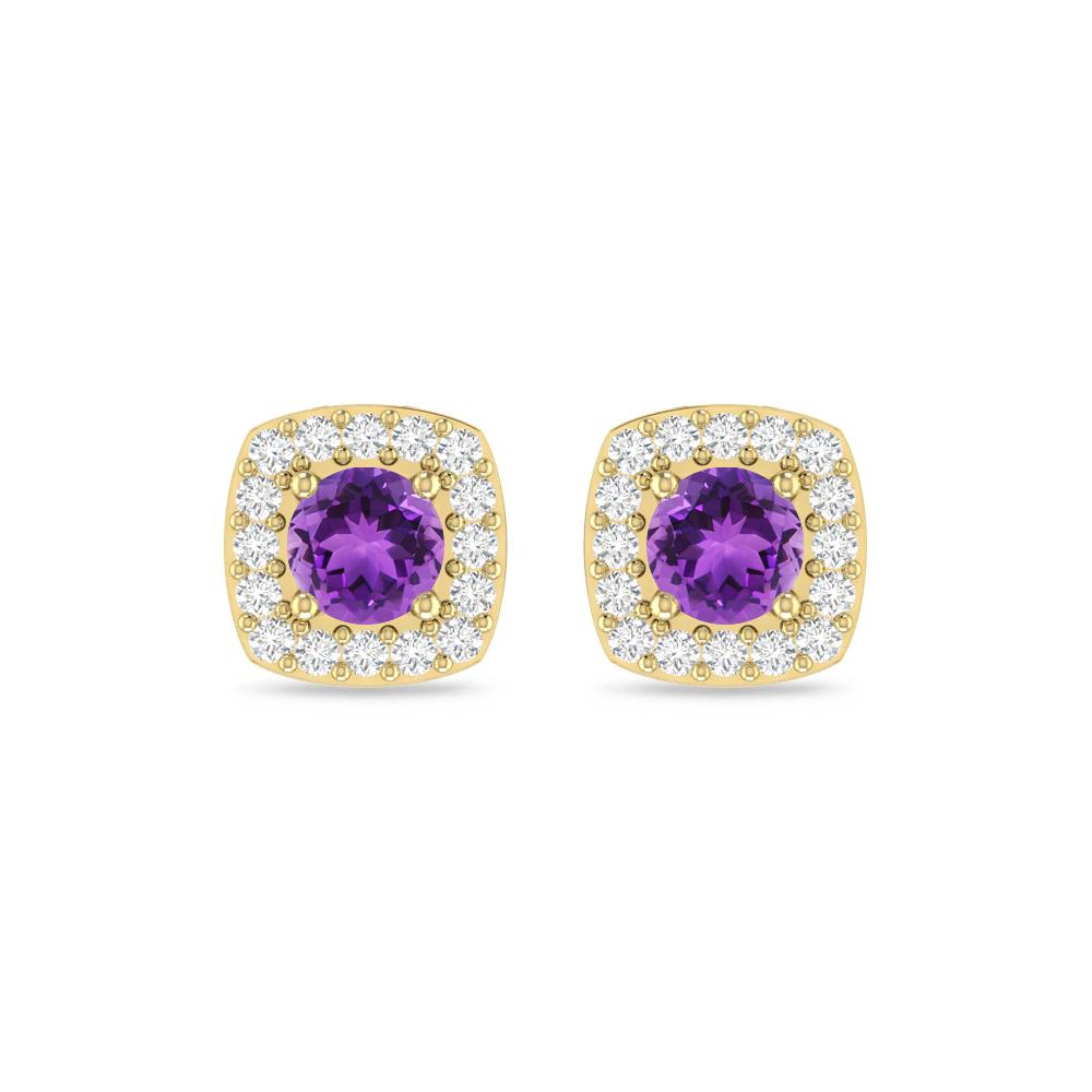 Yellow Gold - Amethyst