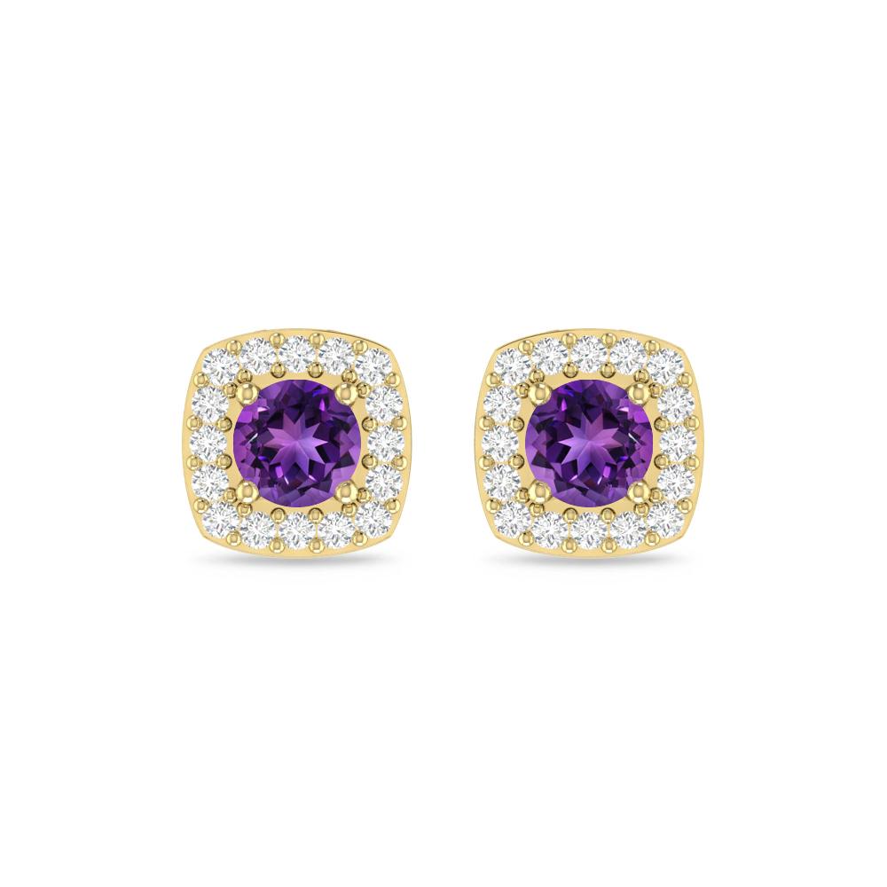 Yellow Gold - Amethyst