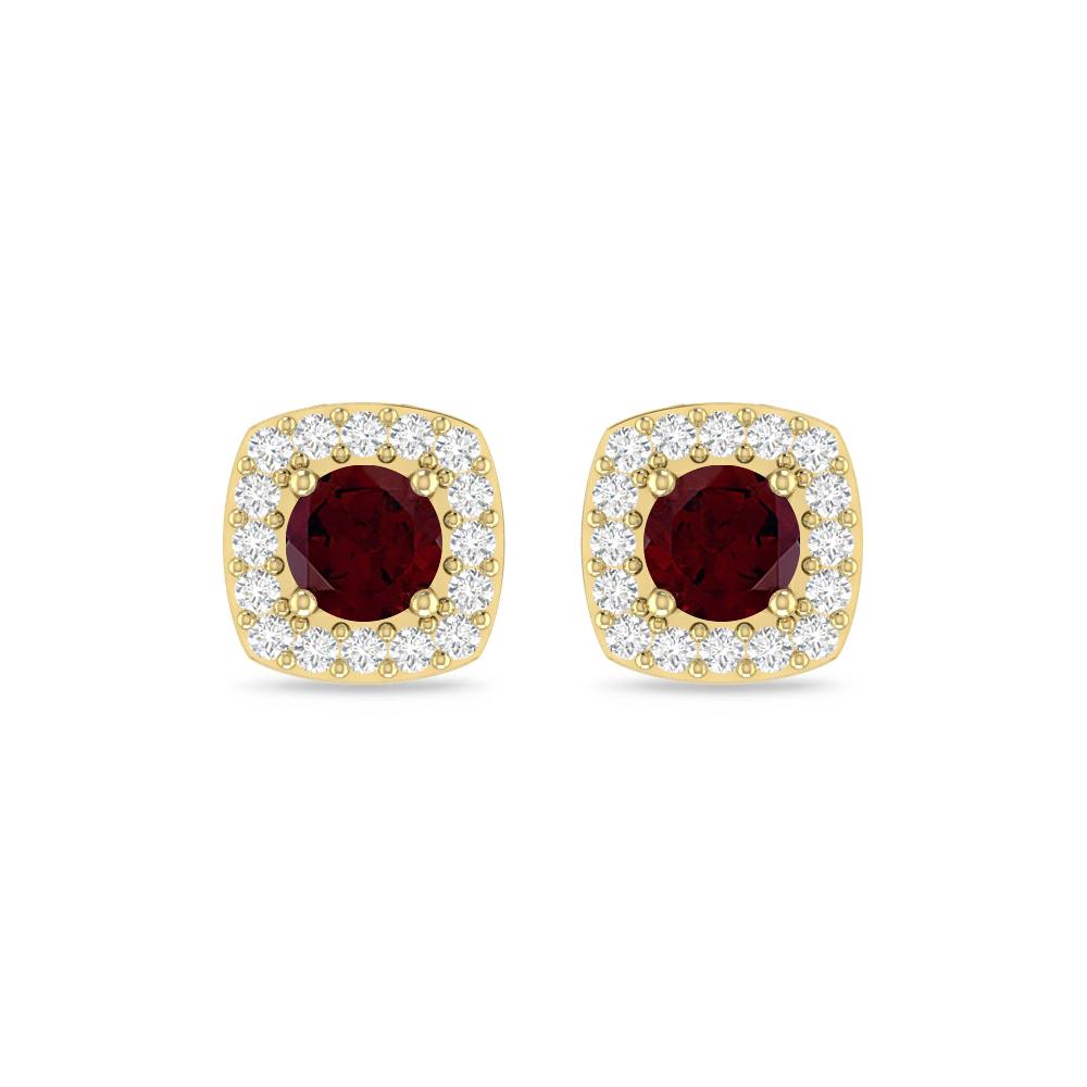 Yellow Gold - Garnet