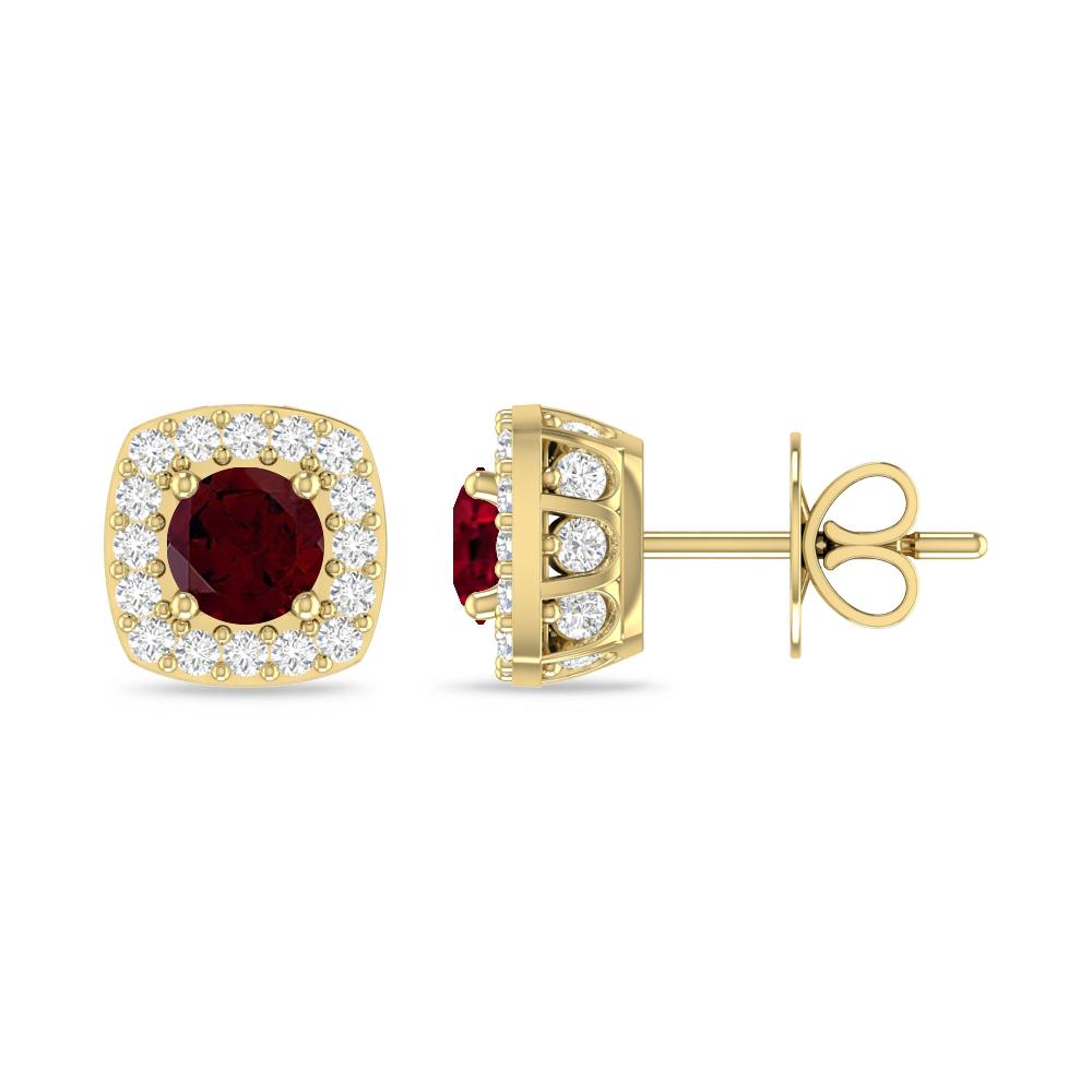 Yellow Gold - Garnet