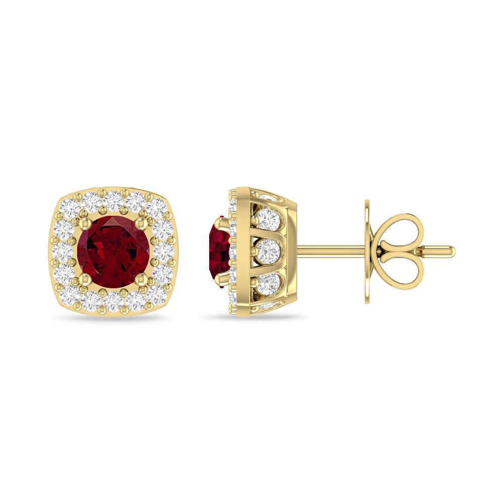 Yellow Gold - Garnet