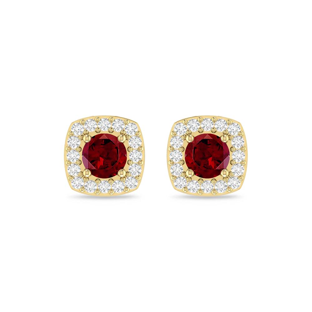 Yellow Gold - Garnet