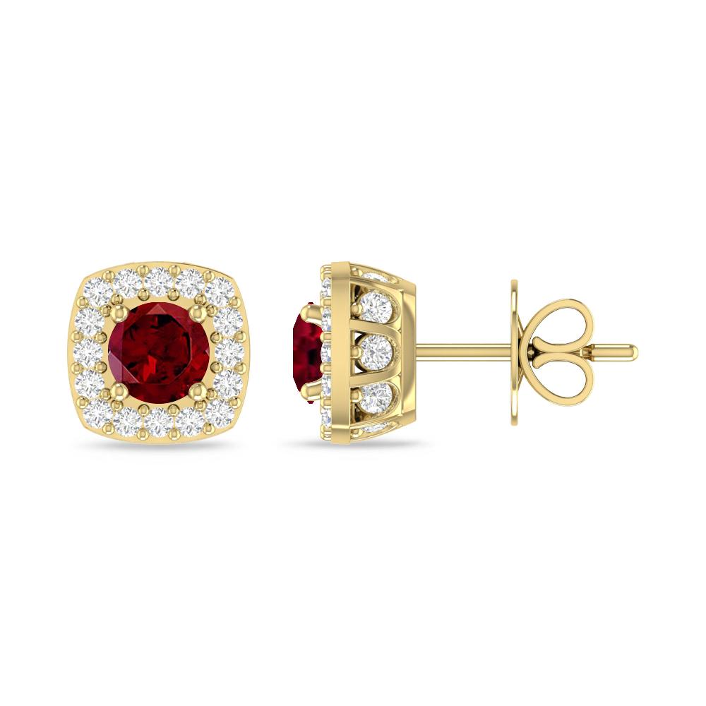 Yellow Gold - Garnet