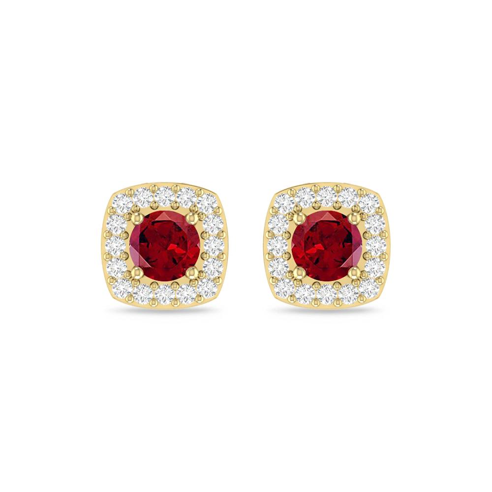Yellow Gold - Garnet