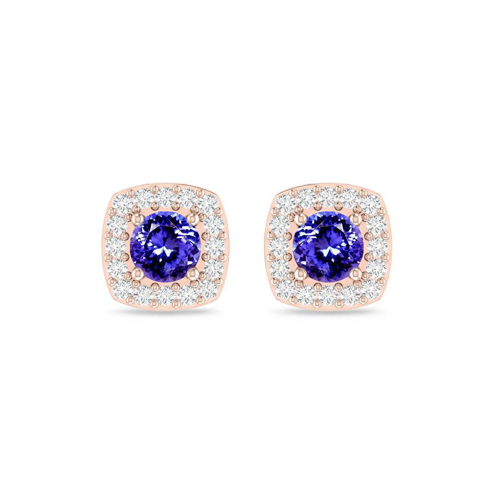 Rose Gold - Tanzanite