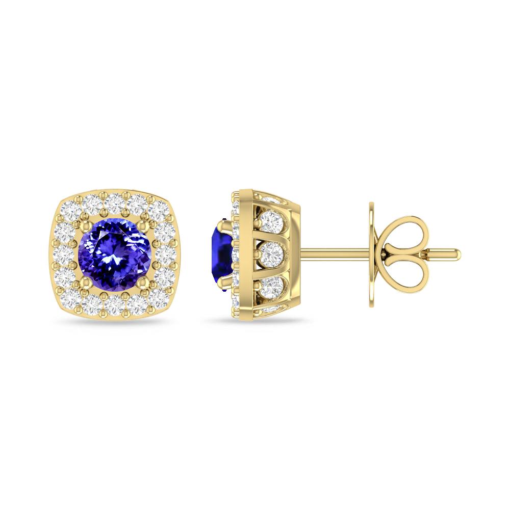 Yellow Gold - Tanzanite