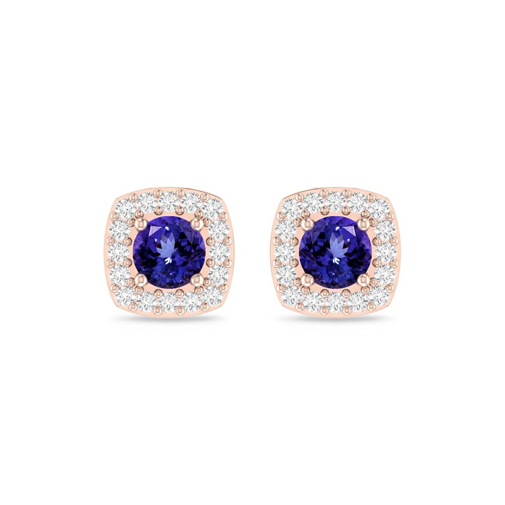 Rose Gold - Tanzanite