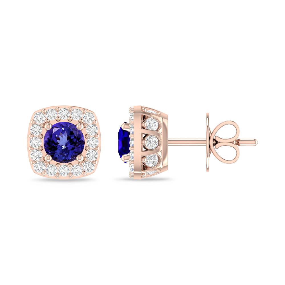 Rose Gold - Tanzanite